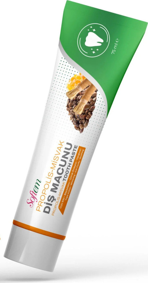PROPOLİS ve MİSVAKLI DİŞ MACUNU - 75ML