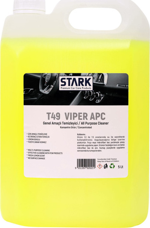 Stark T49 Viper Apc Genel Amaçlı Temizleyici 5 Lt