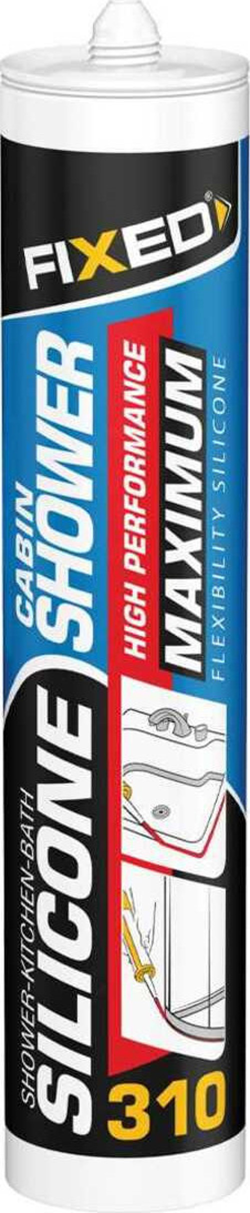 FIXED DUŞAKABİN SİLİKONU BEYAZ (330 GR)