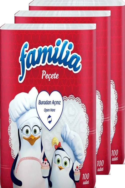 Peçete 100'lü 3 Adet