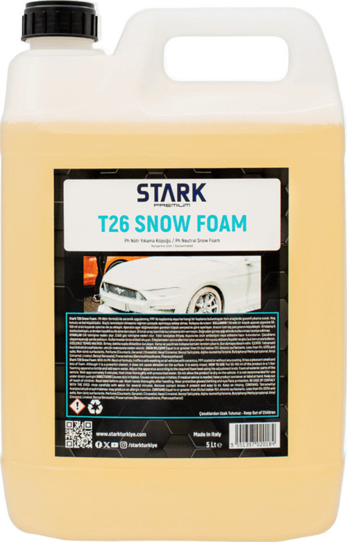 Stark T26 Ph Snow Foam Ph Nötr Yıkama Köpüğü 5 Lt