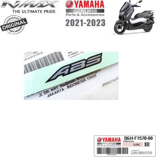 Nmax 125/155 2021-2024 Abs Sticker Logo Amblem 1 Adet