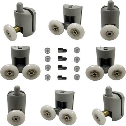 Duşakabin Tekerleği 8 Li Set Teker Çapı 24 mm