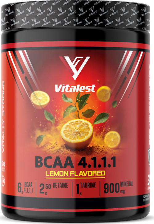 BCAA 4:1:1 300 g Limon | 6 g BCAA (Lösin 4 g, İzolösin 1 g, Valin 1 g)