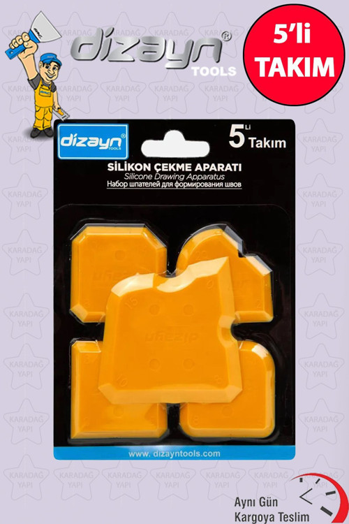 Silikon Mastik Derz Çekme Aparatı 5 Parça