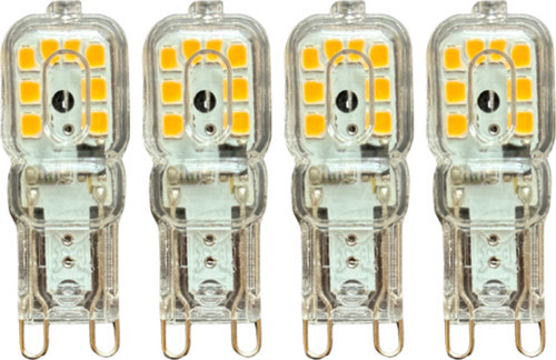 (4 Adet) Osaka 3W Sarı Işık (3000K) Dim Edilebilir G9 Duylu Led Kapsül Ampul