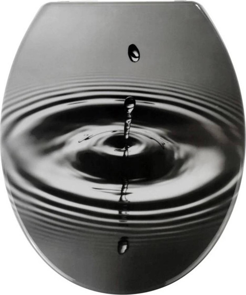 Waterdrop Grey klozet kapağı