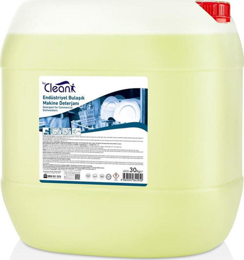 By Clean Endüstriyel Bulaşık Makinesi Deterjanı 30 Litre