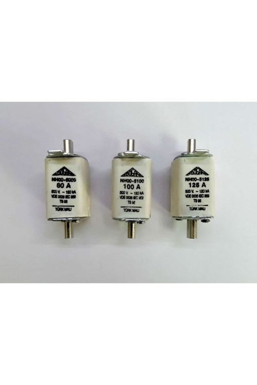 Bıcaklı Sigorta 00 Boy Nh Buşon 100 A Da_nhb02(nh00)