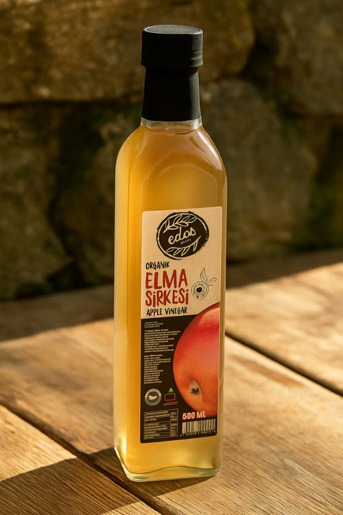 Organik Elma Sirkesi 500 Ml