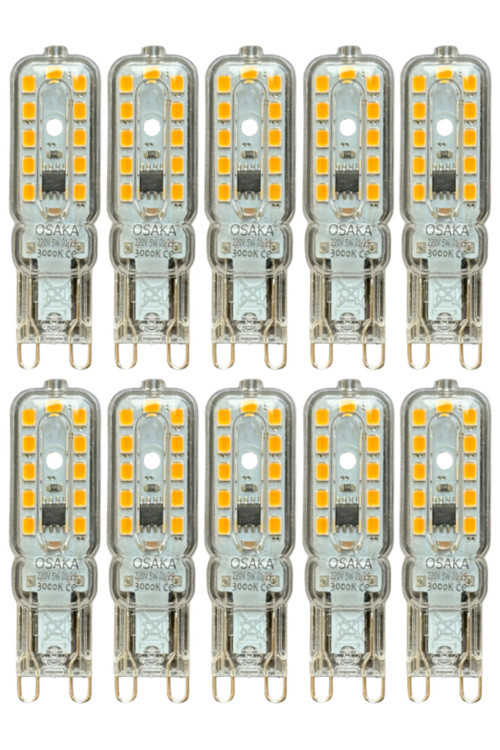 (10 Adet) 5W 3000K (Sarı Işık) G9 Duylu Led Kapsül Ampul