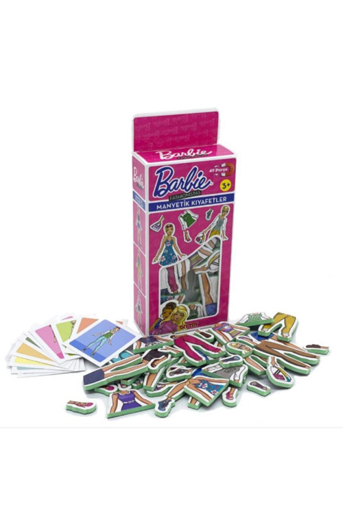 Barbie Fashionistas Manyetik Kıyafetler Magnet Oyunu 49 Parça
