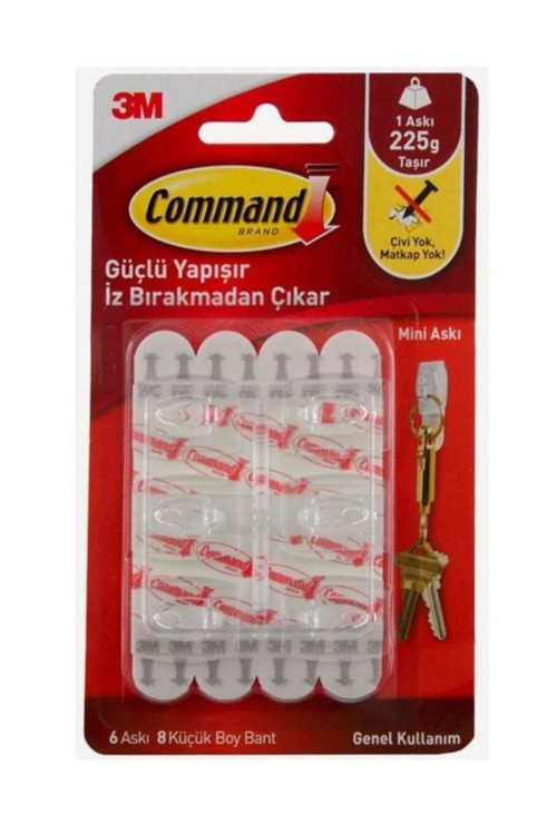 Küçük Askı Şeffaf N:17006-TR