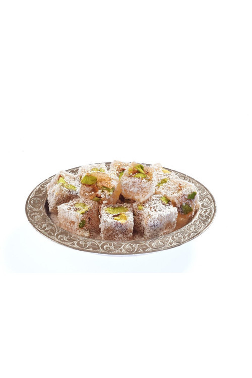 Hindistan Cevizli Antep Fıstıklı Mini Lokum-750 g