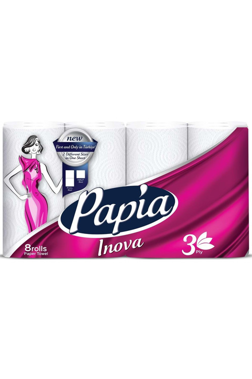 kağıt Havlu 8 Li Pk (3 Katlı) Inova