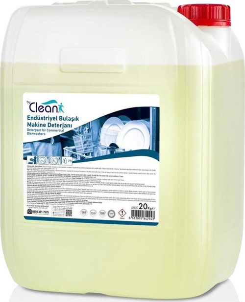 By Clean Endüstriyel Bulaşık Makinesi Deterjanı 20 Litre