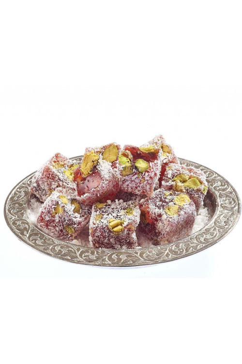 Hindistan Cevizli, Narlı, Antep Fıstıklı Mini Lokum-500 g