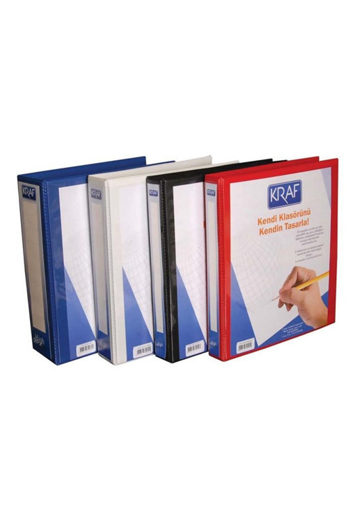 D Mekanizmalı Klasör 7cm 2 Halka 1072 Beyaz