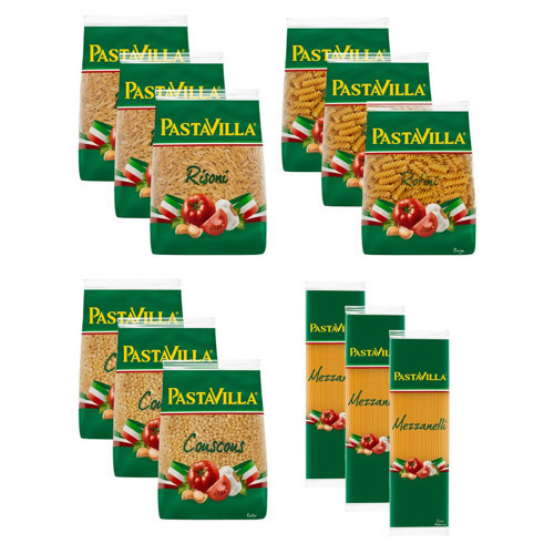 Makarna 500 gr 4 Çeşit 12 li Karma Paket