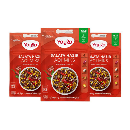 Salata Hazır Acı Miks 120 gr x3