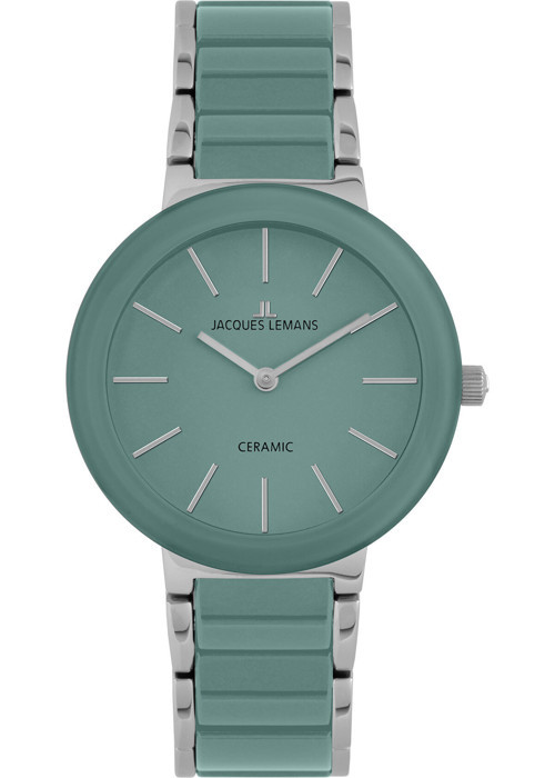 Monaco 42-7ZC Quartz Çelik+Seramik Yeşil 10 ATM 34 mm Kadın Kol Saati