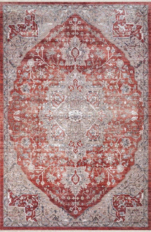 Melides 72405 Degrade İplik Yumuşak Silinebilir Keçeleşmez Leke Tutmaz Vintage Premium Halı