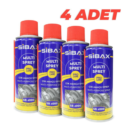 SB4000 Çok Amaçlı Sprey 200 ml 4 Lü Paket