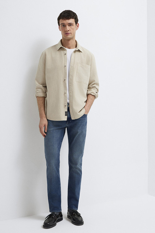Erkek Marcus Premium Jean Pantolon M00351A1727 Mavi