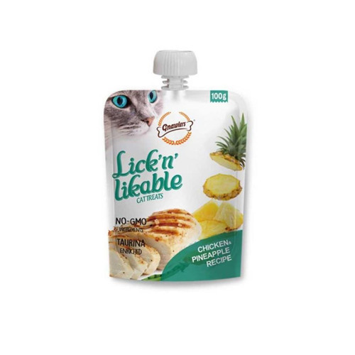 Tavuk ve Ananaslı Krema Kedi Ödül Maması 100gr