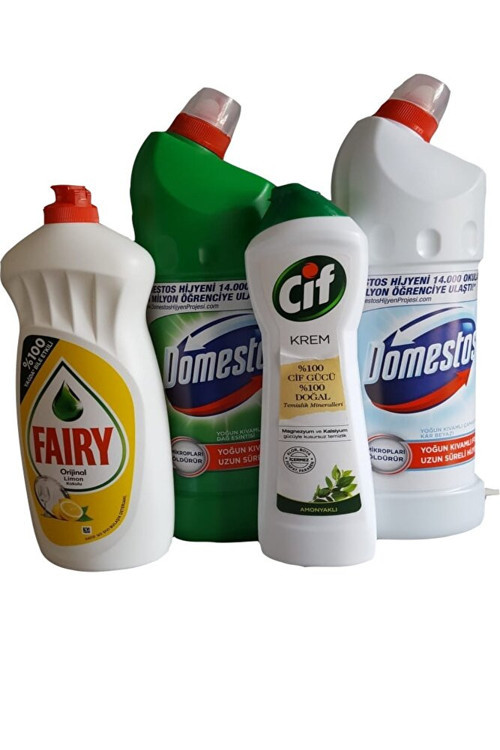 Fairy & Cif & Çamaşır Suyu Temizlik Seti