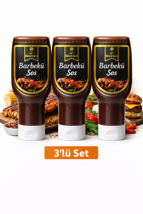 Mr Gurme Barbekü Sos 550 Gr x 3 Adet