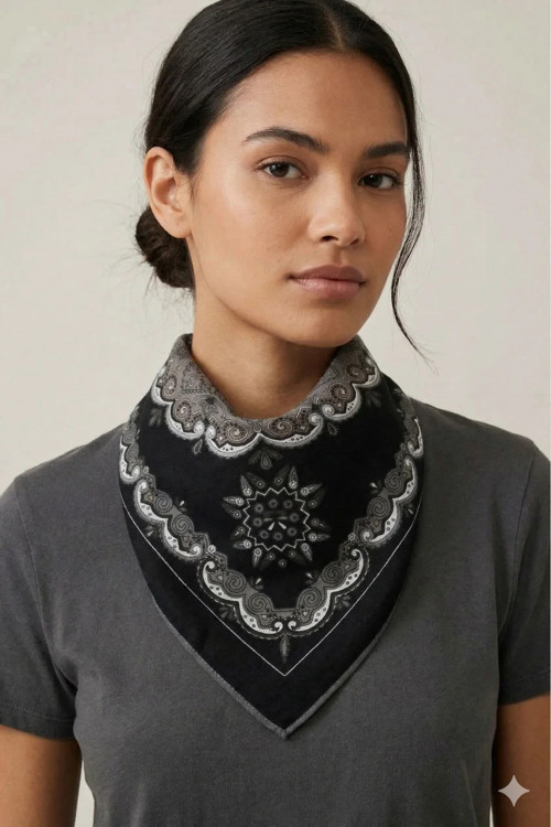 BATİK DESENLİ BANDANA