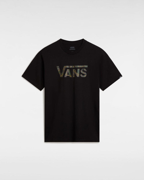 Bubble Camo Drop V Fill SS Crew Genç Tişörtü VN000HY3BLK1