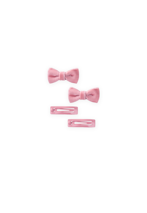 İki Fiyonklu Çıtçıtlı Toka Şeker Pembe