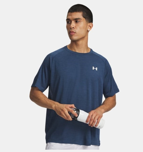 UA Tech Textured SS Erkek T-Shirt