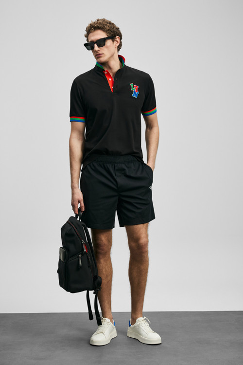 Fun Smart Erkek Polo Tişört Siyah