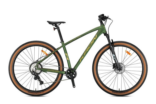 XC 100 Pro 27.5 Jant Dağ Bisikleti 2026 Mat Haki Parlak Sarı-15 Inc