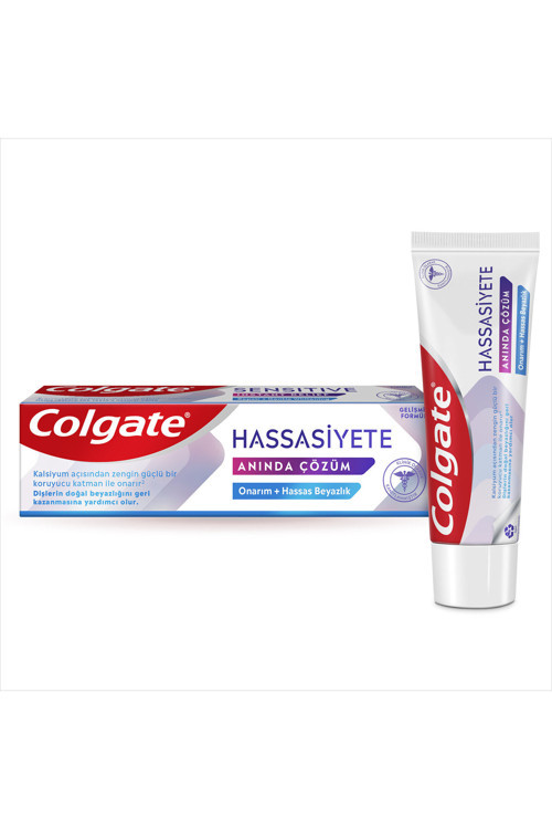 Hassasiyete Anında Çözüm Onarım Ve Hassas Beyazlık Diş Macunu 75 Ml 3 Adet