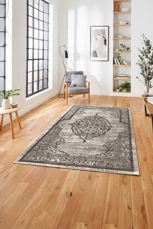Klasik Otantik Model Dijital Baskılı Yıkanabilir Kaymaz Taban Yolluk Mutfak Salon Halısı