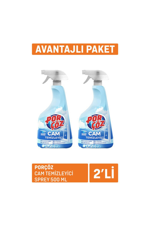Cam Temizleyici Sprey 2 X 500 Ml 3 Adet