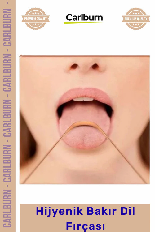 Özel Üretim Dil Sıyırıcı Bakır Oil Pulling Ağız Kokusu Plak Temizleyici Hijyenik Bakır Dil Fırçası