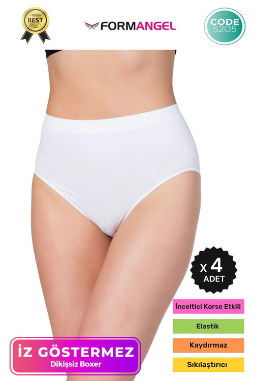 #BatoKorse Seamless Karın Toparlayıcı Sıkılaştırıcı Kadın Dikişsiz Yüksek Bel Bato Korse - 4 Adet