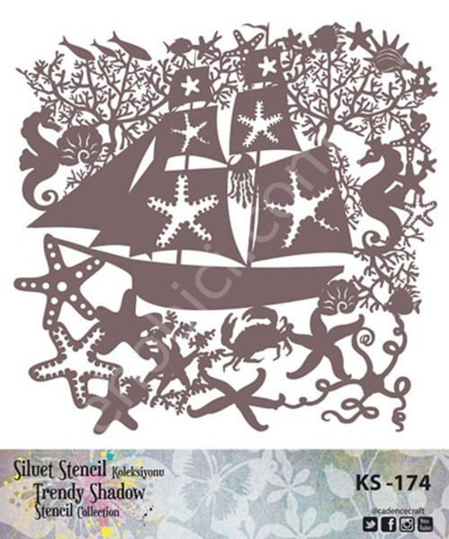 KS174 Silüet Stencil