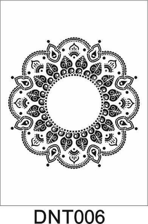 Dantel Desen Stencil Şablon (40x40) DNT-006
