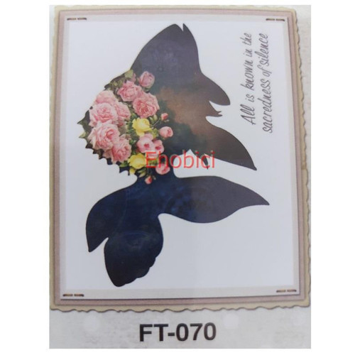 Ft-70 Cadence Kumaş Transfer 25X35Cm Çiçekli Hayvan Figürleri Serisi