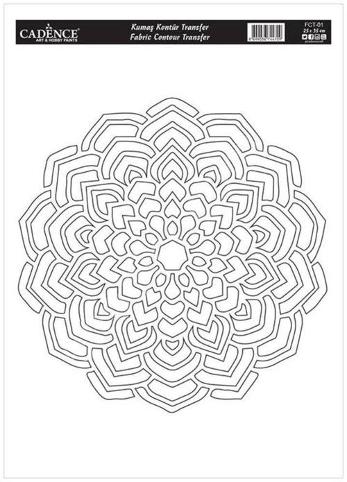 FCT01 Cadence Kumaş Kontür Transfer 25x35cm