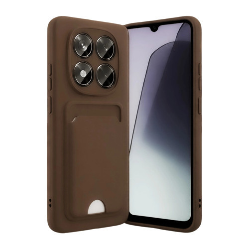 Xiaomi Redmi Note 15 4G Kelvin Kartvizitli Silikon - Kahverengi