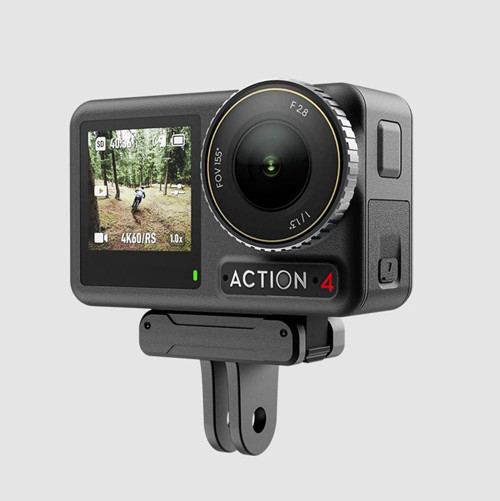 Manyetik Çift Tırnak Adaptör – Telesin OA-TPM-T04 DJI Osmo Action 5 Pro / 4 / 3 Uyumlu Hızlı Bağlantı Aparatı