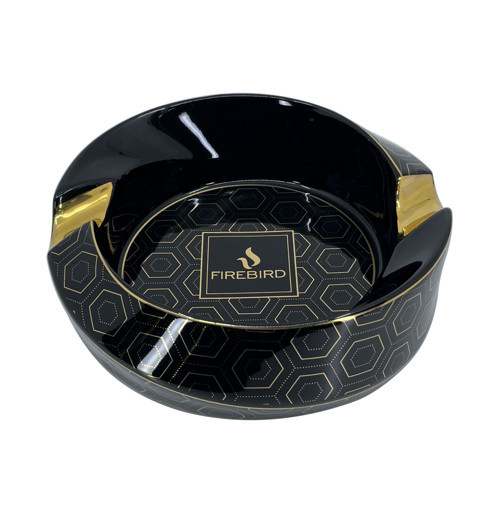 Black & Gold Seramik Puro Küllüğü - 2 Bölmeli Özel Tasarım