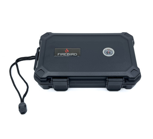 Darbeye Dayanıklı Dahili Nem Ölçerli Seyahat Tipi Humidor